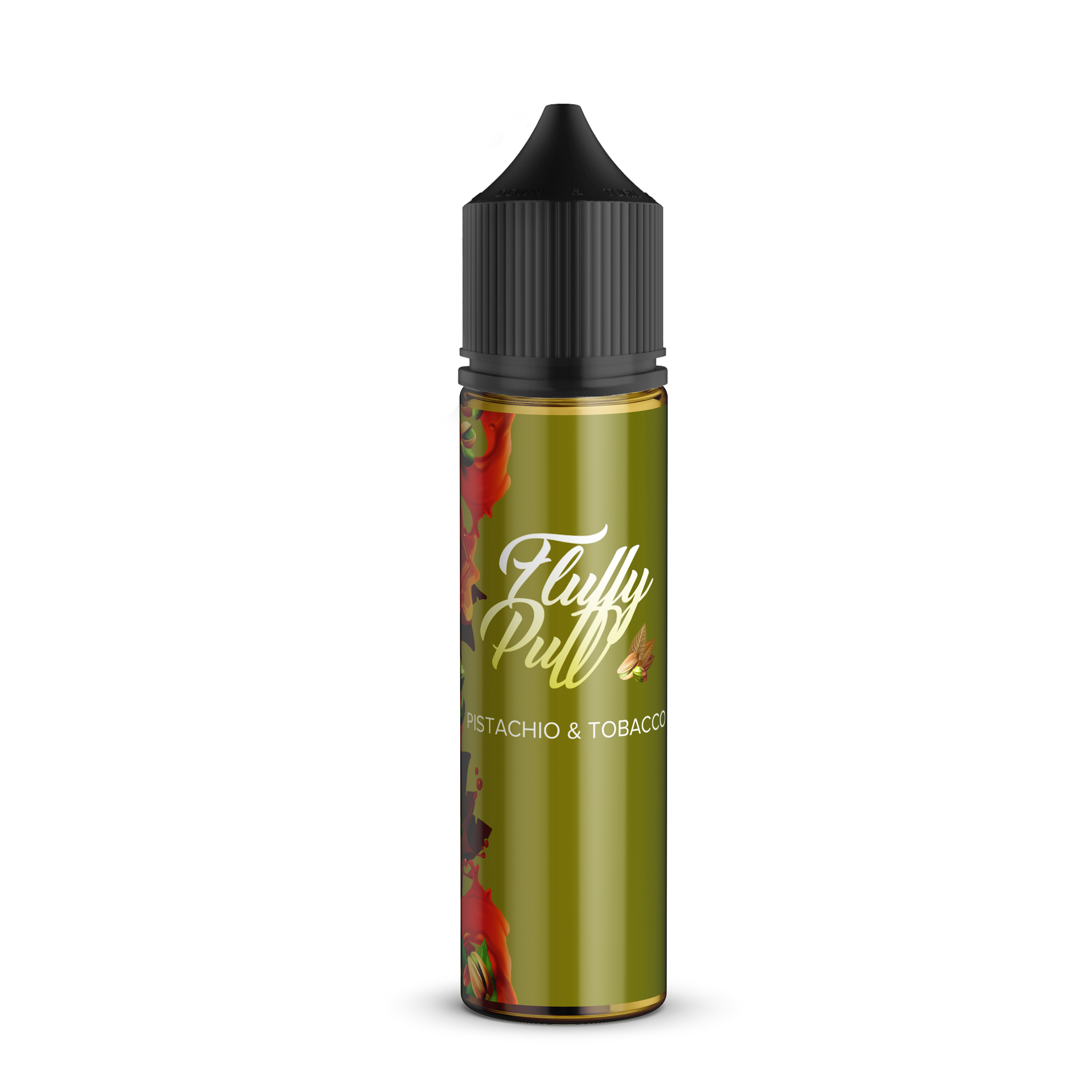 Премиксы Аромабустер Fluffy Puff - Pistachio Tobacco (Фисташка с карамелью и табаком) 18 мл.