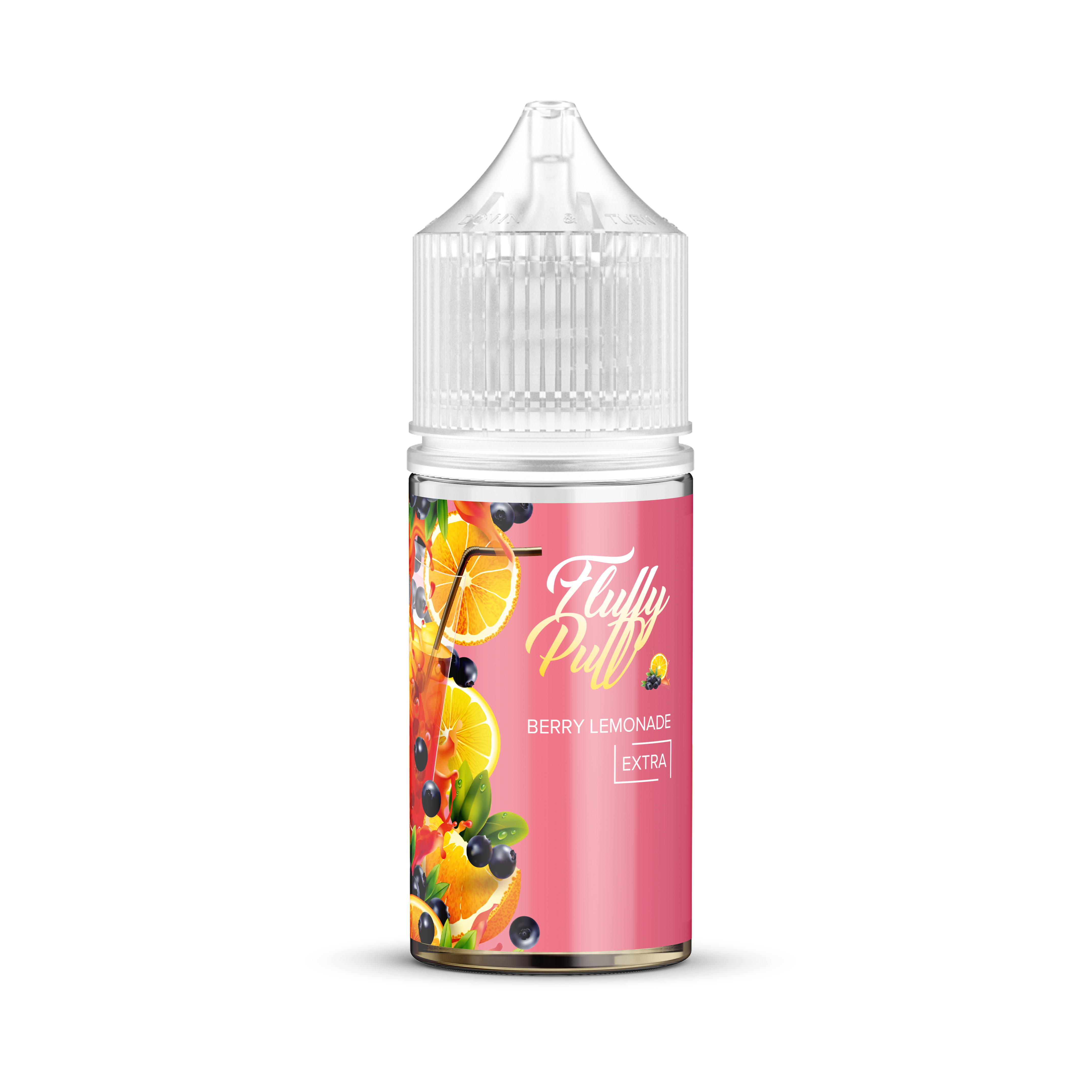 Премиксы Аромабустер Fluffy Puff SALT - Berry Lemonade (Ягодный Лимонад) 12 мл.