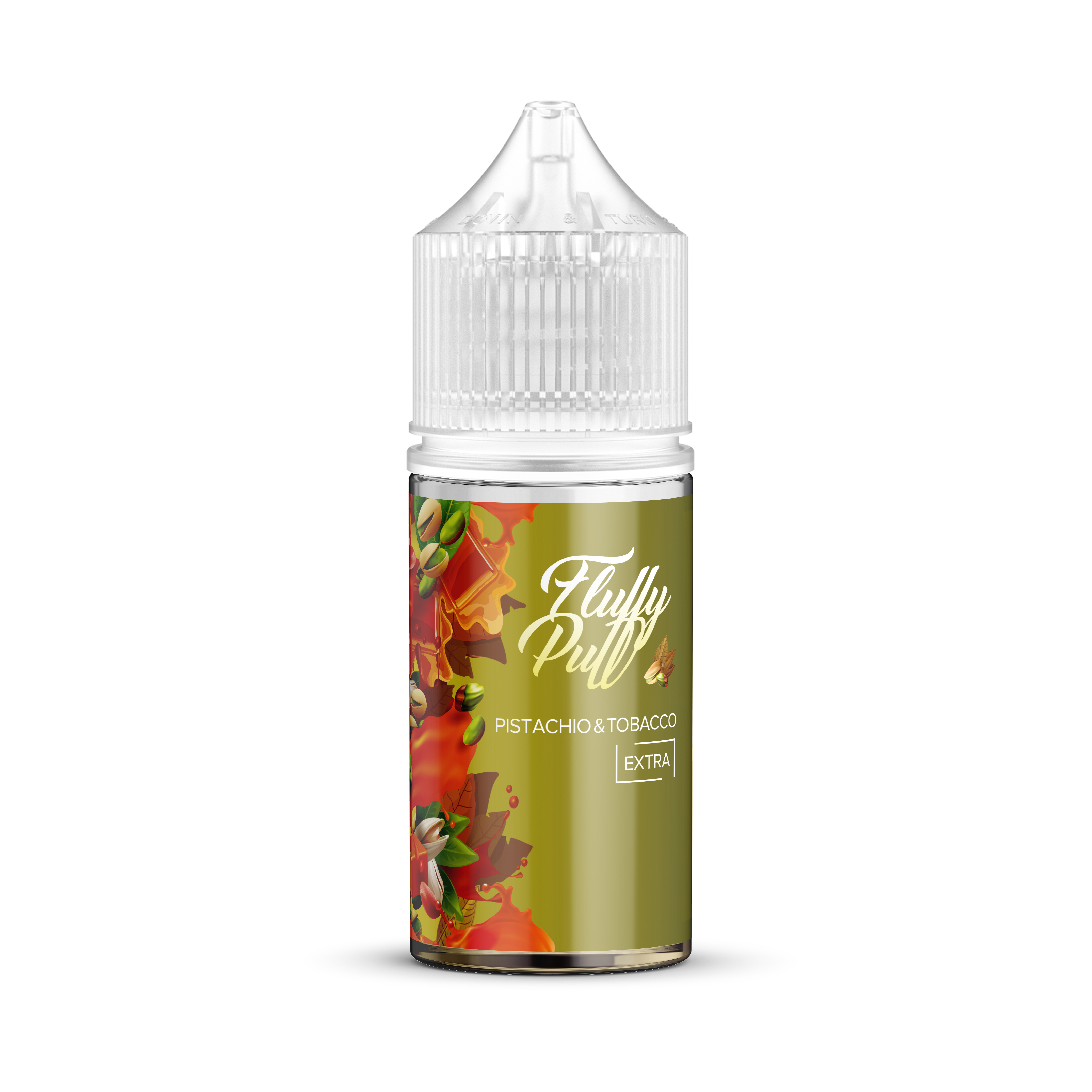 Премиксы Аромабустер Fluffy Puff SALT - Pistachio Tobacco (Фисташка с табаком) 12 мл.