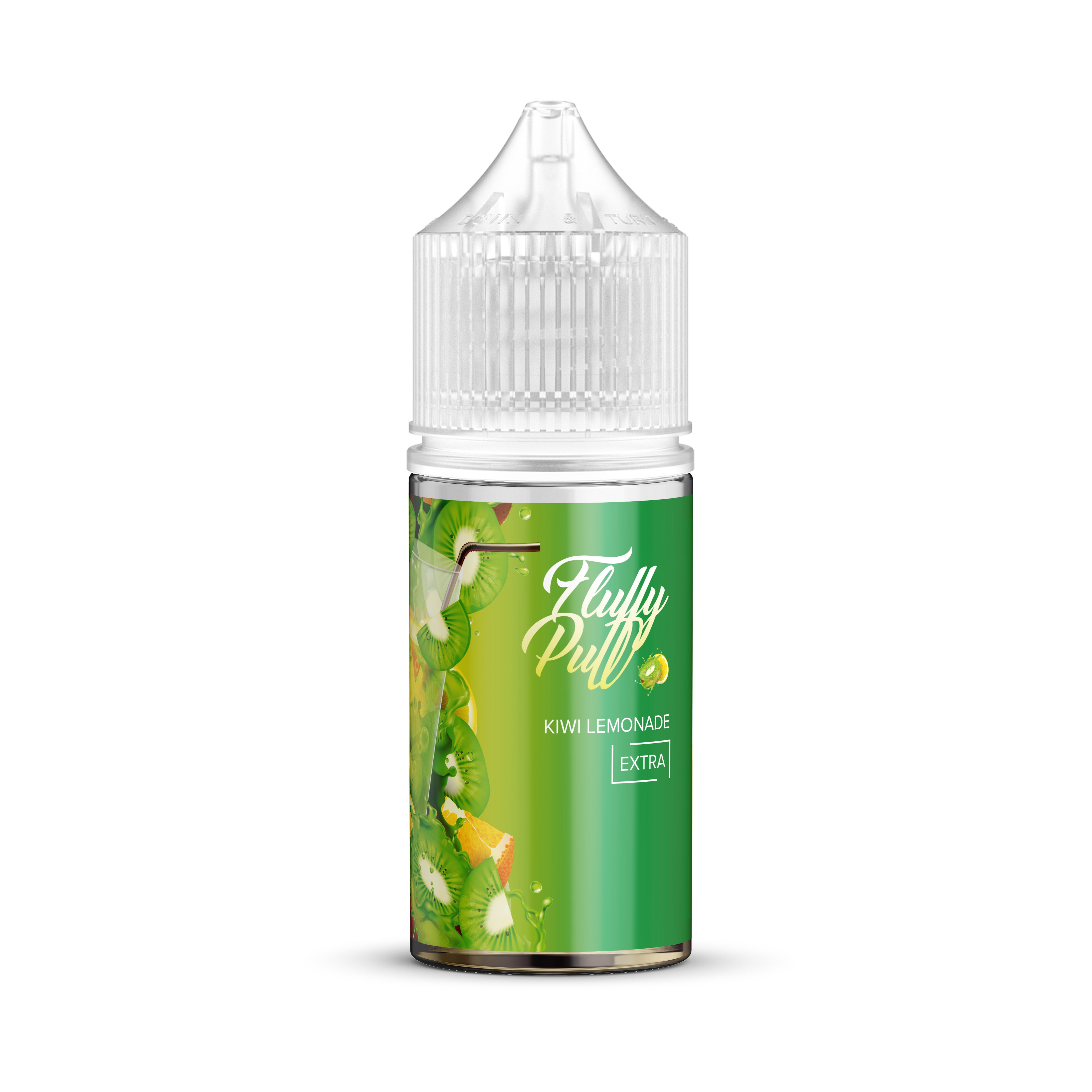 Премиксы Аромабустер Fluffy Puff SALT - Kiwi Lemonade (Лимонад с киви) 12 мл.