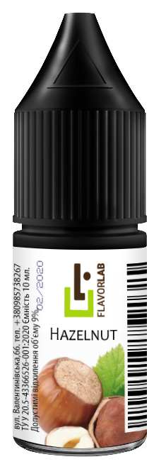 Ароматизатор Flavorlab - Hazelnut (Фундук), 10 мл.