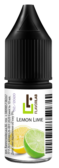 Ароматизатор Flavorlab - Lemon Lime (Лимон-лайм), 10 мл.