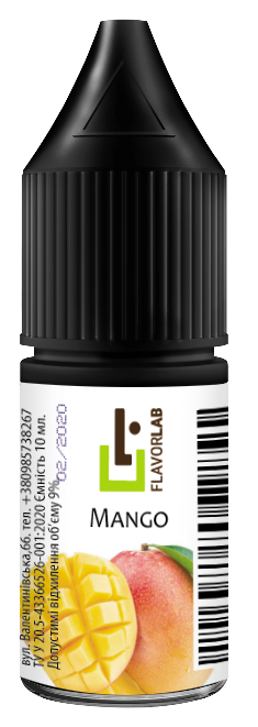 Ароматизатор Flavorlab - Mango (Манго), 10 мл.