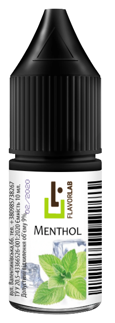 Ароматизатор Flavorlab - Menthol (Ментол), 10 мл.