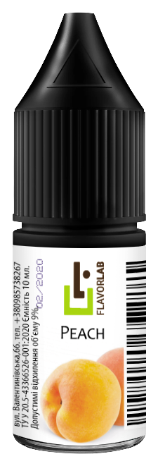 Ароматизатор Flavorlab - Peach (Персик), 10 мл.