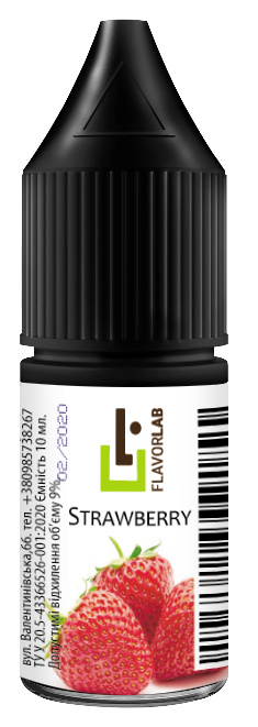 Ароматизатор Flavorlab - Strawberry (Клубника), 10 мл.