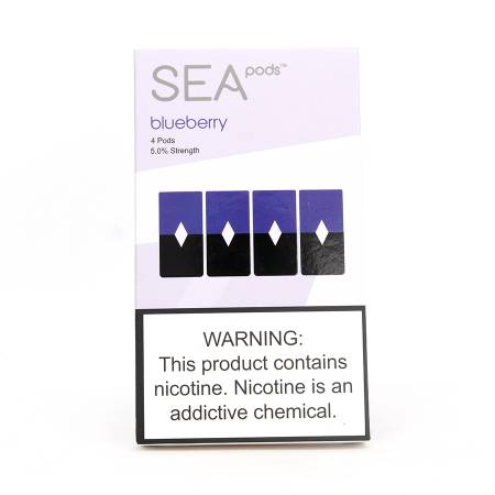 Картриджы SEA Pods Cartridge 50 мг 1 мл Bluberry (в уп. 4 шт)