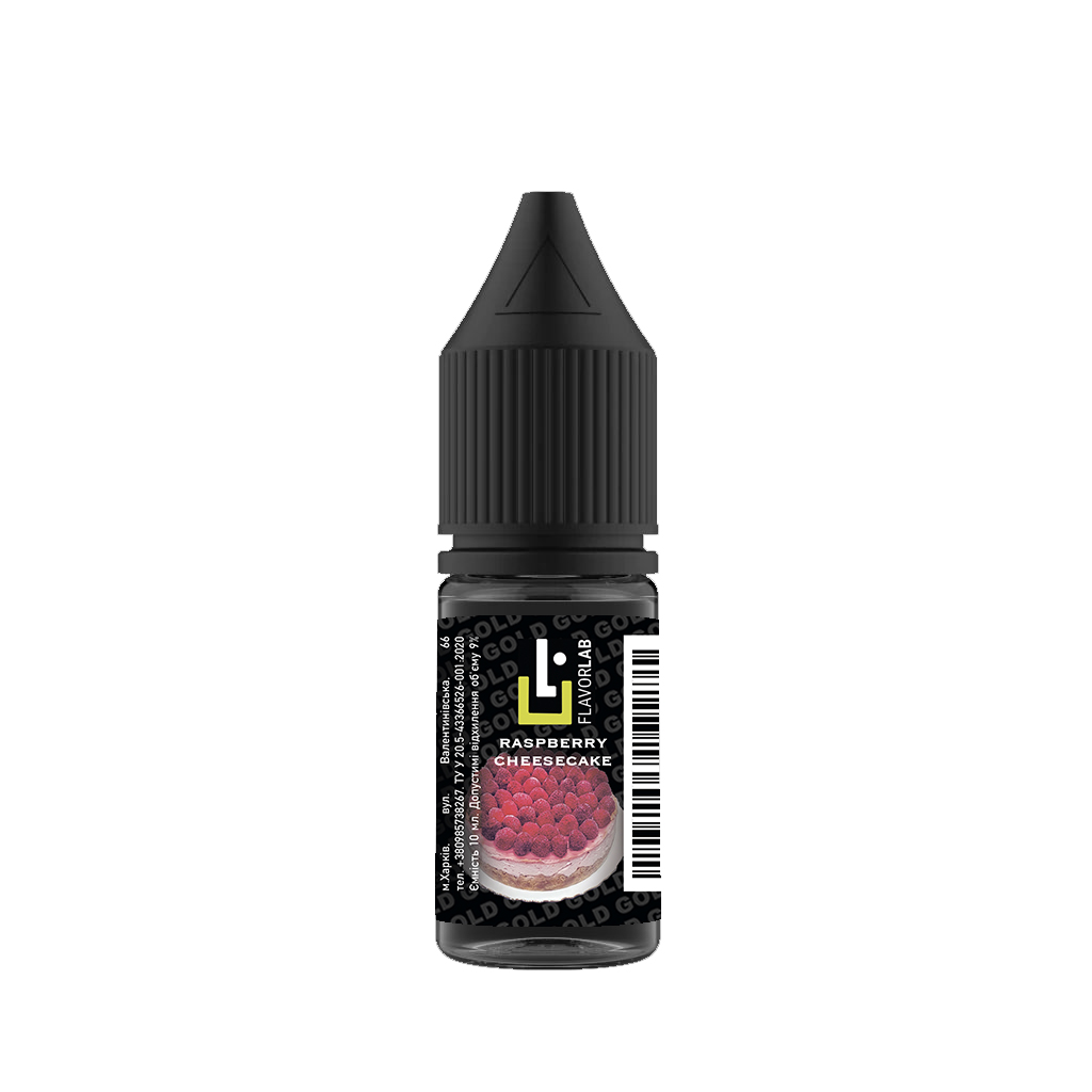 Ароматизатор Flavorlab GOLD - Raspberry Cheesecake (Малиновий Чізкейк), 10 мл.