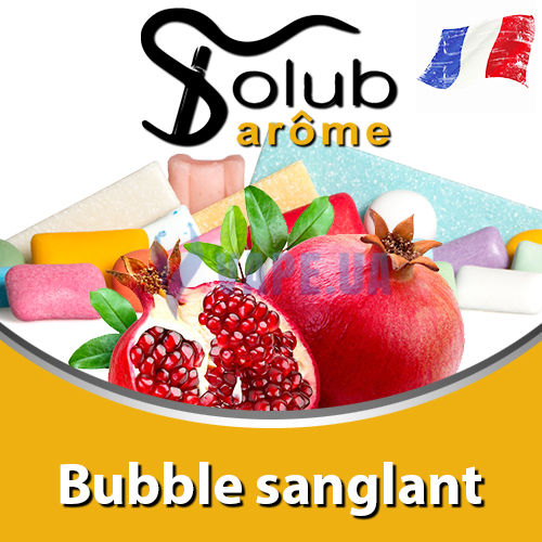 Ароматизатор Solub Arome - Bubble Sanglant (Гранатовая жевачка), 5 мл.