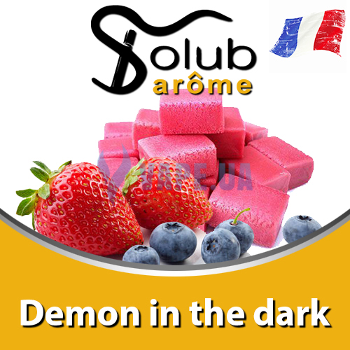 Ароматизатор Solub Arome - Demon In The Dark (Черника, клубника и жевачка), 5 мл.