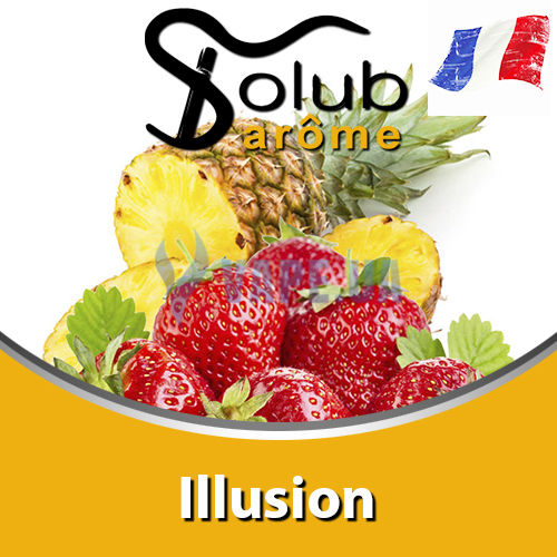 Ароматизатор Solub Arome - Illusion (Ананас с клубникой), 10 мл.