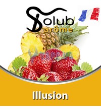 Solub Arome - Illusion (Ананас с клубникой), 100 мл.