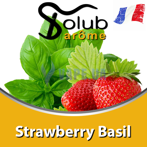 Ароматизатор Solub Arome - Strawberry Basil (Клубника с базиликом), 5 мл.