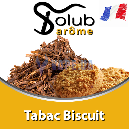 Ароматизатор Solub Arome - Tabac Bisсuit (Табак и арахисовое печенье), 10 мл.
