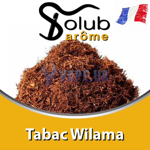 Ароматизатор Solub Arome - Tabac Wilama (Мягкий коричневый табак), 100 мл.