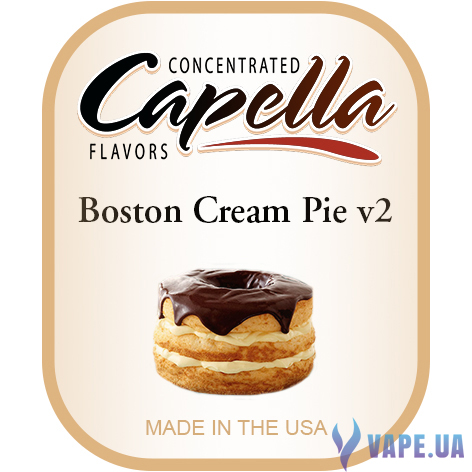 Ароматизатор Capella - Boston Cream Pie v2 (Бостонский Кремовый Пирог), 10 мл
