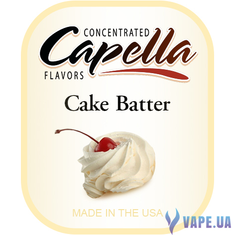 Ароматизатор Capella - Cake Batter (Крем для Торта), 5 мл