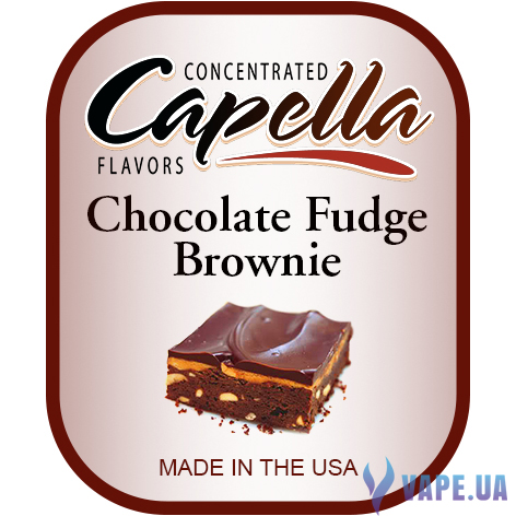 Ароматизатор Capella - Chocolate Fudge Brownie (Шоколадный Пирог), 10 мл