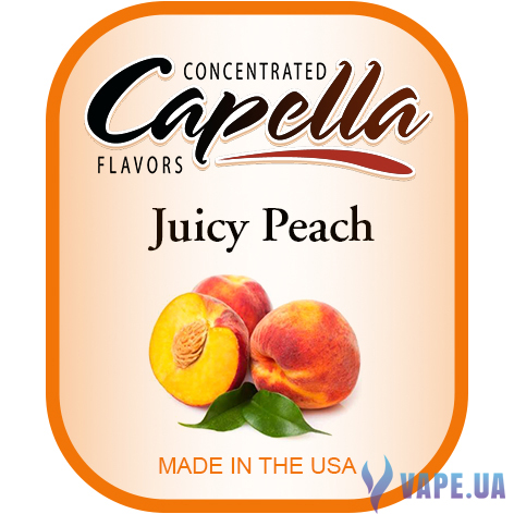 Ароматизатор Capella - Juicy Peach (Сочный Персик), 30 мл