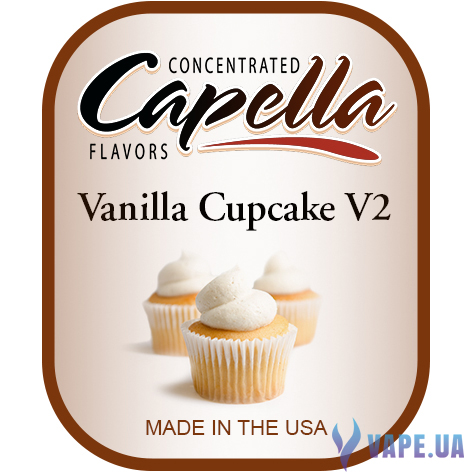 Ароматизатор Capella - Vanilla Cupcake V2 (Ванильный Кекс 2), 10 мл