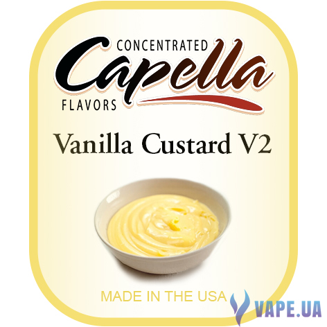 Ароматизатор Capella - Vanilla Custard V2 (Ванильный Крем 2), 10 мл