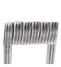 Triple staggered fused  clapton (2 шт) 3*Кантал 0,4 * 0,15 Нихром, диаметр 2,5